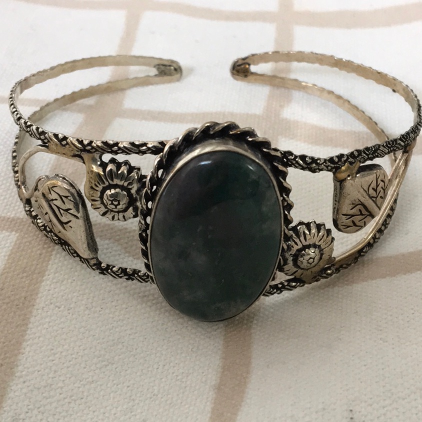 Pretty Ruby Zoisite Bangle Bracelet